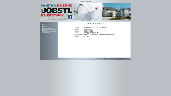 Website Screenshot: Jöbstl Haustechnik GmbH - Jöbstl Installationen GmbH - Date: 2023-06-22 12:13:06