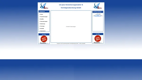 Website Screenshot: 1st-plus Versicherungsmakler & Vermögensberatung GmbH - 1st-Plus.at - Date: 2023-06-14 10:46:56