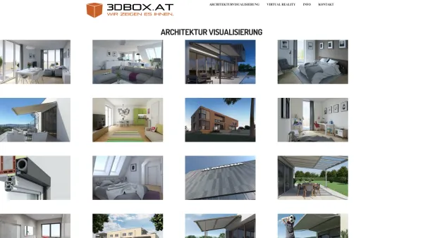 Website Screenshot: 3dbox ArchitekturVisualisierung - 3dbox Architekturvisualisierung, Produktvisualisierung, Rendering | Graz - Date: 2023-06-22 15:00:02