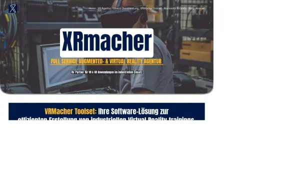 Website Screenshot: Full-Service Agentur 3Dmacher.com
VR | AR | Rendering - XRmacher - VR & AR Agentur - Date: 2023-06-14 15:50:21