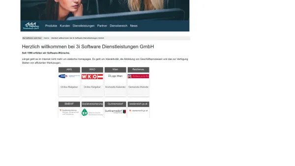 Website Screenshot: 3i Software Dienstleistungen GmbH - 3i-software.at - Software Dienstleistungen seit 1996 - Date: 2023-06-22 15:00:02