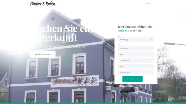 Website Screenshot: Gasthof "3 Raben" - Home - 3Raben - Date: 2023-06-22 15:00:02