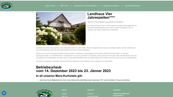 Website Screenshot: Renate 4-jahreszeiten.at - Landhaus Vier Jahreszeiten - Date: 2023-06-22 15:00:02
