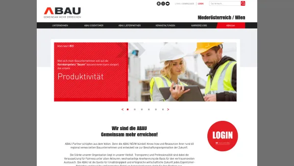 Website Screenshot: BAST Bau- und Handelsgesellschaft m.b.H. - Austria Bau Niederösterreich/Wien e. Gen - Date: 2023-06-15 16:02:34