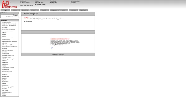 Website Screenshot: A-CS Computer - A-CS Computer - Date: 2023-06-22 12:13:06