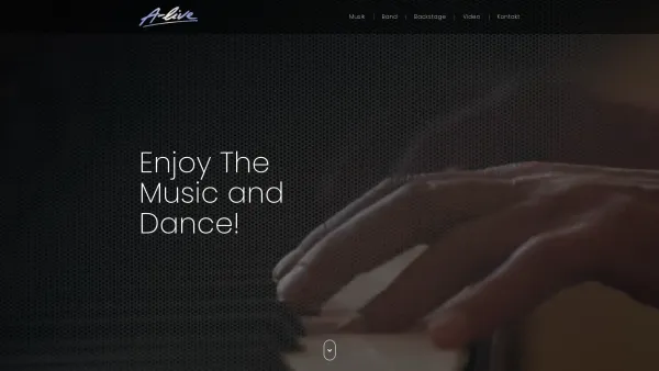 Website Screenshot: Tanzmusik A-Live Musik von Boogie bis Walzer. Hochzeiten Firmenfeiern - A-live | Tanzmusik Band für Ball, Event, Hochzeit - Date: 2023-06-22 12:13:06