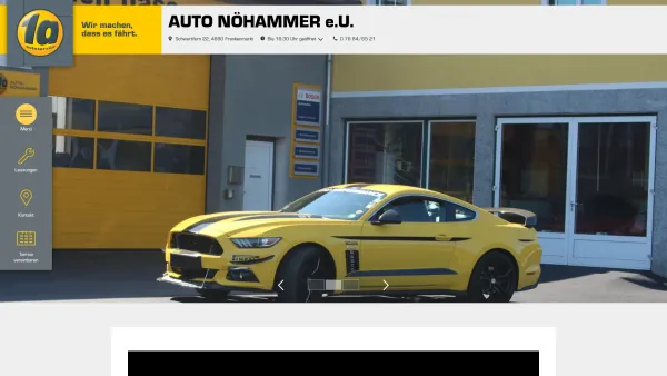 Website Screenshot: Auto Nöhammer Ihr Partner KFZ-Fragen - AUTO NÖHAMMER e.U. – 1a autoservice - Date: 2023-06-22 12:13:06