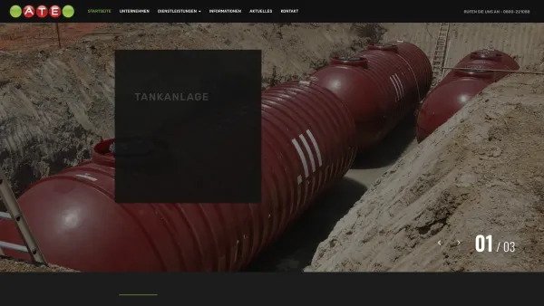 Website Screenshot: AT & E GmbH - ATE - Ihr Partner rund um die Tank- und Heizungsanlage - Date: 2023-06-14 10:38:36