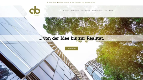 Website Screenshot: ab-concept GmbH - ab concept - ab-concept GmbH | Projektentwicklung - Projektmanagement - Hochbauplanung - Gebäudetechnik - Date: 2023-06-22 12:13:06