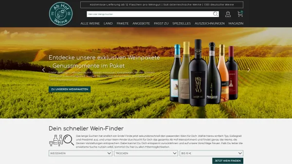 Website Screenshot: Ab Hof Weine GmbH - Ab Hof Weine: Top Weine aus Deutschland & Österreich kaufen - Date: 2023-06-26 10:26:05