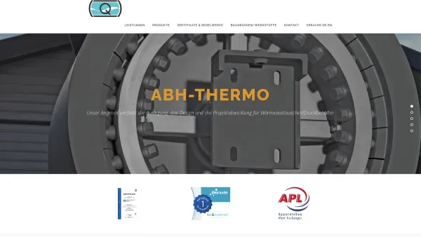 Website Screenshot: ABH Thermo Vertriebs GmbH - ABH-Thermo Vertriebs GmbH. - Date: 2023-06-22 15:05:14