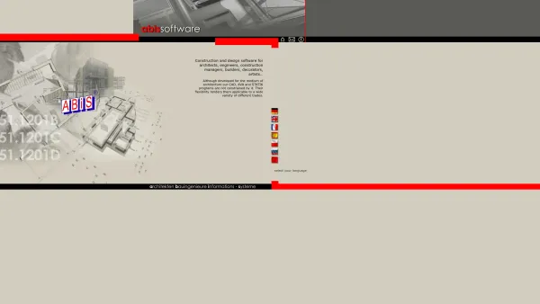 Website Screenshot: ABiS Softwareentwicklungs Ges.m.b.H. - ABIS CAD software for architects & engineers / 2D 3D / architecture / conception / construction / design / drawing of plans / visualization of buildings - Date: 2023-06-22 15:05:14