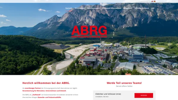 Website Screenshot: ABRG Asamer-Becker Recycling GmbH - ABRG – Abfall Behandlung & Recycling GmbH - Date: 2023-06-22 15:05:15