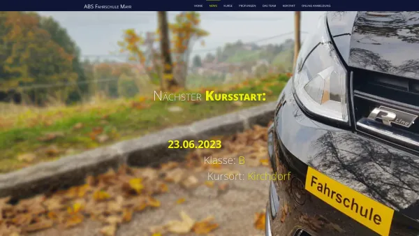 Website Screenshot: ABS Fahrschule Mayr - ABS Fahrschule Mayr Kirchdorf - Pettenbach - Date: 2023-06-22 15:05:15
