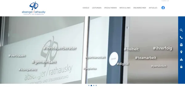 Website Screenshot: Absenger Dr. Rathausky Steuerberatungsgesellschaft Untitled - Steuerberater Weiz | Absenger - Rathausky - Date: 2023-06-22 15:05:15