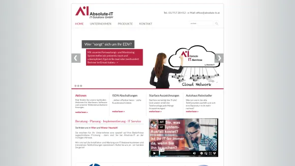 Website Screenshot: Absolute-IT IT-Solutions GmbH - Startseite - Absolute-IT - Date: 2023-06-22 15:05:15