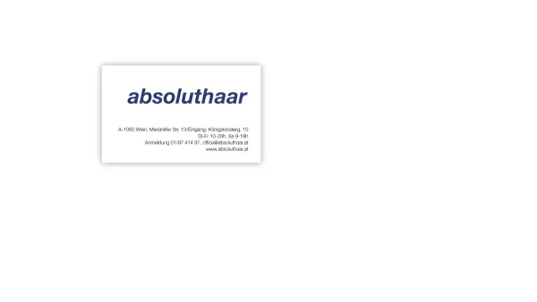 Website Screenshot: absoluthaar - Date: 2023-06-14 10:38:38