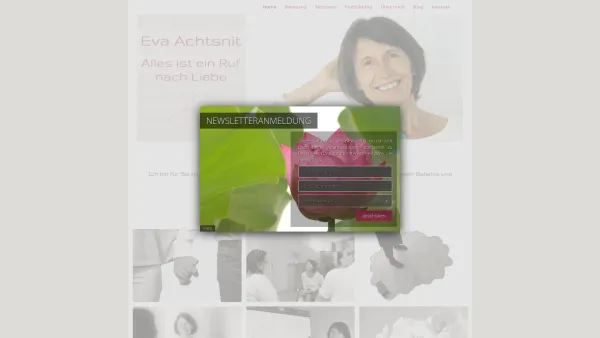 Website Screenshot: Schule für Bluetenessenzen und Bewusstseinserweiterung Eva Achtsnit - Home - Eva Achtsnit - Coaching Supervision Seminare - Date: 2023-06-22 12:13:06