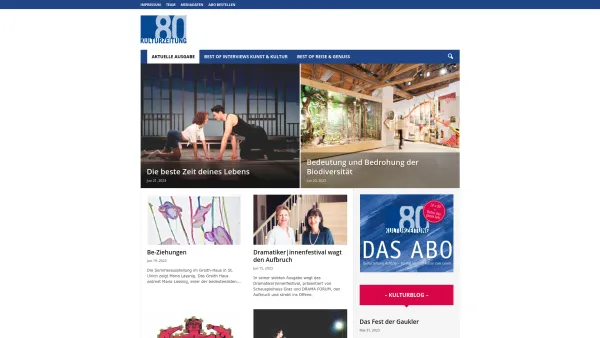 Website Screenshot: Zavernik Pauker Achtzig Kulturzeitung Achtzig - Kulturzeitung 80 - Date: 2023-06-22 12:13:06