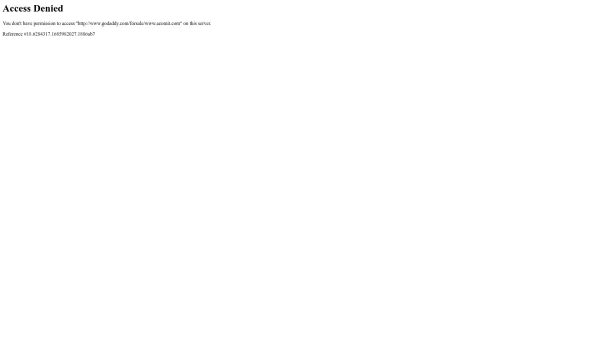 Website Screenshot: Acom Holding GmbH - Access Denied - Date: 2023-06-14 10:38:15