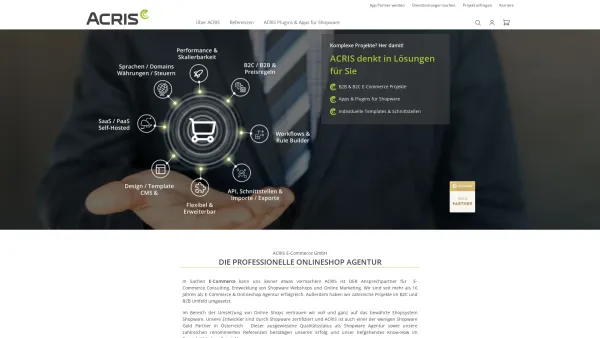 Website Screenshot: ACRIS E-Commerce GmbH - ACRIS - die Shopware Spezialisten - Date: 2023-06-22 12:13:06