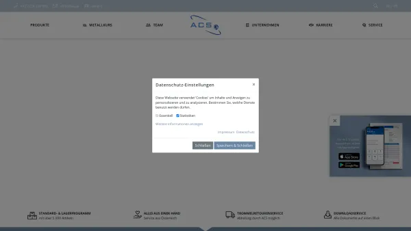 Website Screenshot: ACS Handels GmbH - ACS Handels GmbH - ACS - Date: 2023-06-22 12:13:06