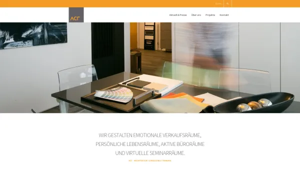 Website Screenshot: ACT Architektur Consulting Training Reinhard Schwab Partner Baustelle - Startseite — ACT Salzburg - Date: 2023-06-15 16:02:34