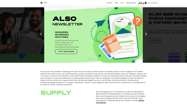 Website Screenshot: Actebis ComputerhandelsGmbH - B2B Shop - ALSO Austria GmbH - Date: 2023-06-22 12:13:06