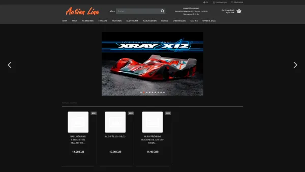 Website Screenshot: Action Line Exclusive Racing Parts - Action Line - Action Line - Date: 2023-06-22 12:13:06