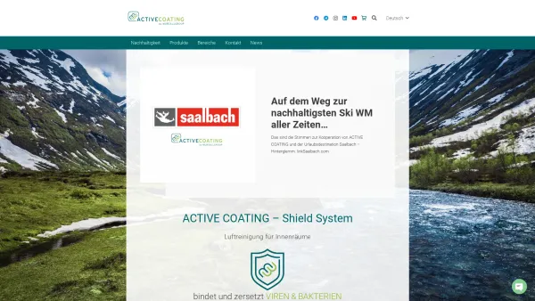 Website Screenshot: Mursall Active Coating GmbH - ACTIVE COATING | Eine Innovation die Innenraumluft reinigt - Date: 2023-06-26 10:26:05