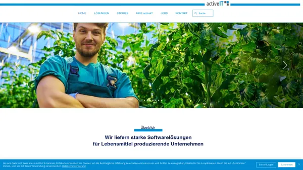 Website Screenshot: activeIT Software Consulting GmbH - activeIT | Software für die Lebensmittelbranche - Date: 2023-06-22 12:13:06