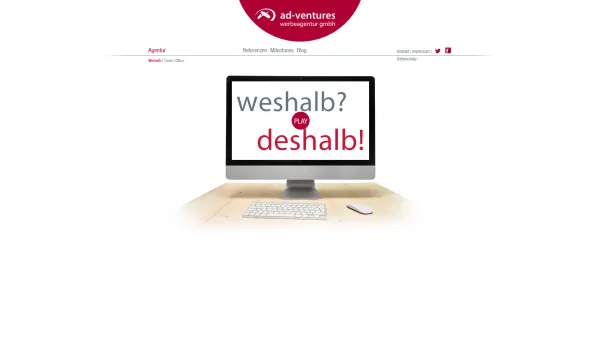 Website Screenshot: ad-ventures.at - ad-ventures.at - Weshalb - Date: 2023-06-22 15:00:03
