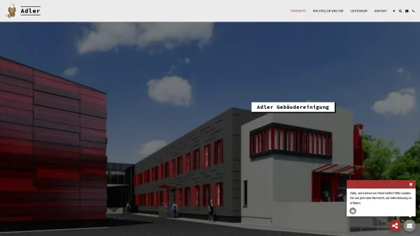 Website Screenshot: Adler Gebäudereinigung - Adler - - Date: 2023-06-14 10:46:38