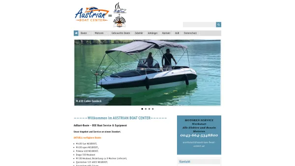 Website Screenshot: Adlhart Boote - Adlhart Boote GmbH | adlhart-boote.at - Date: 2023-06-22 15:00:03