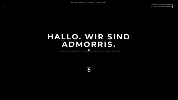 Website Screenshot: admorris Werbeagentur Innsbruck - Full-Service E-Commerce- & Werbeagentur – admorris - Date: 2023-06-22 15:00:03