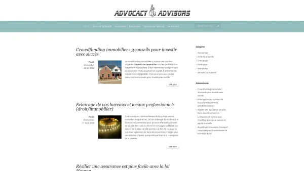 Website Screenshot: Advocacy Advisors Lobbyist Wien - Advocacyadvisors - Conseils juridiques, finances et immobiliers - Date: 2023-06-22 12:13:06