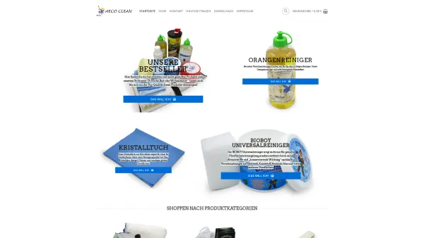 Website Screenshot: AECO-CLEAN - AECO-CLEAN – Reinigungsmittel vom Profi für Profis - Date: 2023-06-22 12:13:07