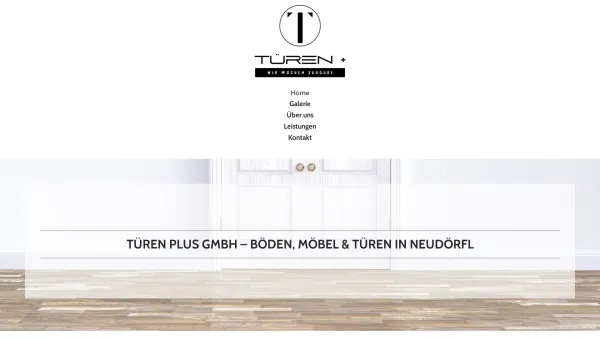 Website Screenshot: Aee Systems GmbH - Türen Plus GmbH | Böden, Fenster & Türen | Neudörfl - Date: 2023-06-15 16:02:34