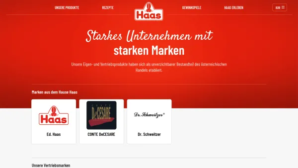 Website Screenshot: Wiener Bonbons A. EGGERS SOHN Süßwaren und Naturmittel GmbH - Marken | Ed. Haas Austria GmbH - Date: 2023-06-22 12:13:07