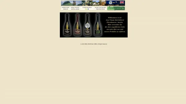 Website Screenshot: AERA VINUM Wein AG - AERA VINUM WEIN GMBH - Date: 2023-06-22 12:13:07