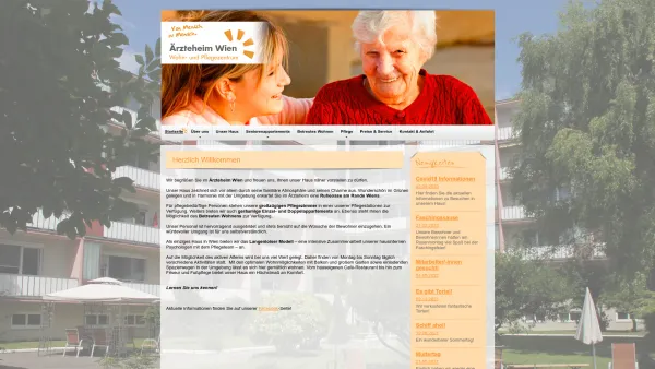 Website Screenshot: Ärzteheim Betriebs GmbH - Ärzteheim: Startseite - Date: 2023-06-15 16:02:34