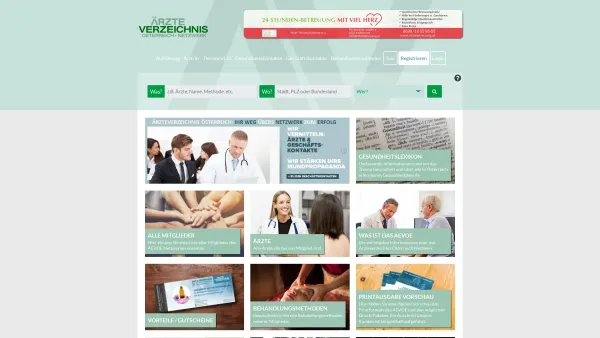 Website Screenshot: Ärzteverzeichnis Österreich - Ärzteverzeichnis Österreich Netzwerk - Ärzteverzeichnis Österreich Netzwerk - Date: 2023-06-15 16:02:34