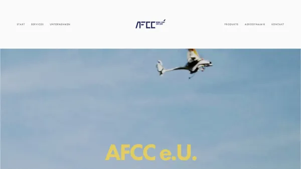 Website Screenshot: AFCC e.U. - AFCC e.U. setzt neue Maßstäbe bei Nahfilm- Luftaufnahmen, LINZ OÖ - Date: 2023-06-26 10:26:05