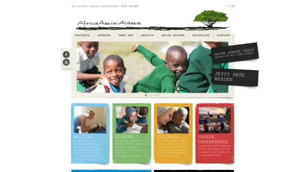 Website Screenshot: Africa Amini Alama Unterstützungsverein - Vertrauen schafft Zuversicht! - Date: 2023-06-22 12:13:07