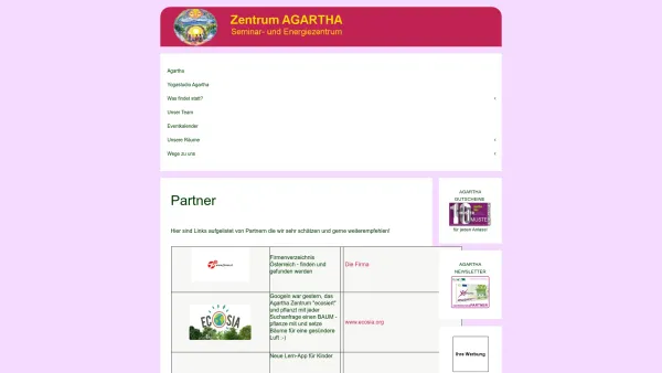 Website Screenshot: Agartha Zentrum - Partner - Date: 2023-06-22 15:02:29