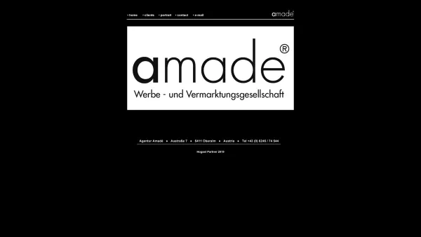 Website Screenshot: Agentur Amade Werbe und index - index - Date: 2023-06-14 10:38:39