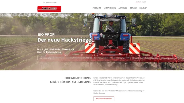Website Screenshot: AGRI FARM Maschinenbau GesmbH - AGRI FARM | Bodenbearbeitungsgeräte - Date: 2023-06-22 15:02:29