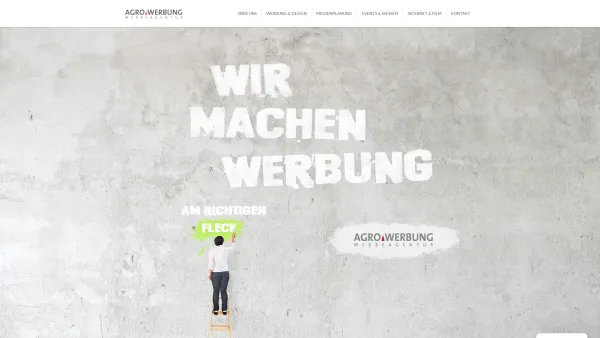Website Screenshot: AGRO Werbung Ges.m.b.H. - AGRO Werbung AGRO Werbung - Werbeagentur | Agentur für Marketing und Werbung in Linz - Date: 2023-06-22 15:02:29