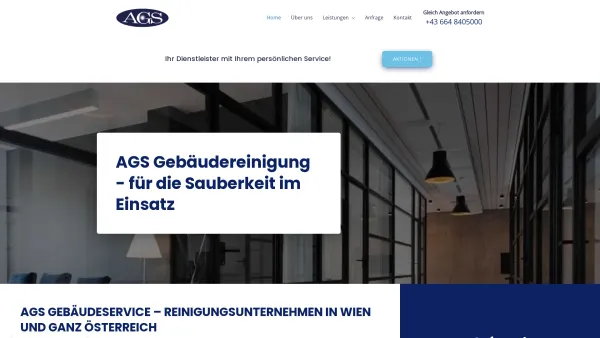 Website Screenshot: AGS Gebaudeservice - Gebäudereinigung AGS-Austria - Gebäudeservice Wien & Österreich - Date: 2023-06-15 16:02:34