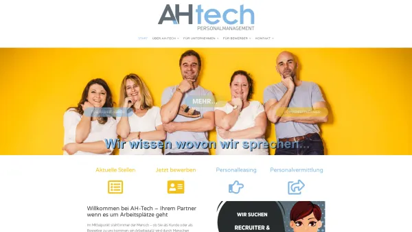 Website Screenshot: AH-Tech Stahl und Industrieanlagenbau Senden erfolgreich! - AH-Tech - AH-Tech - Date: 2023-06-22 15:02:29